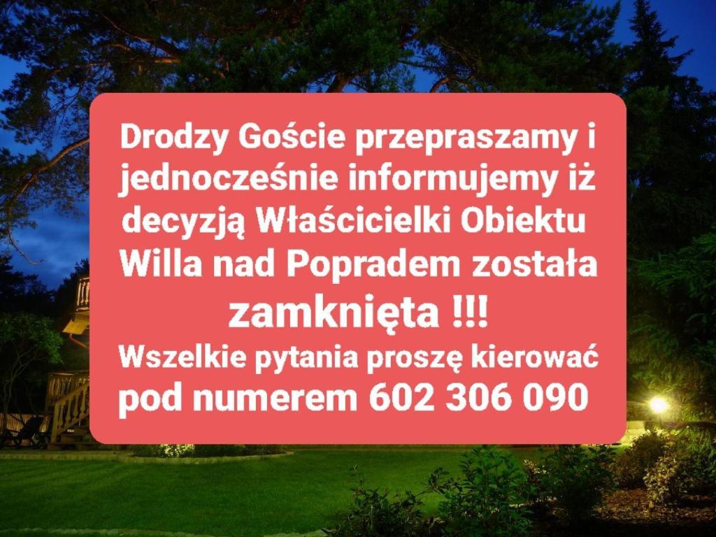 Willa Nad Popradem Bed & Breakfast Piwniczna-Zdroj Luaran gambar